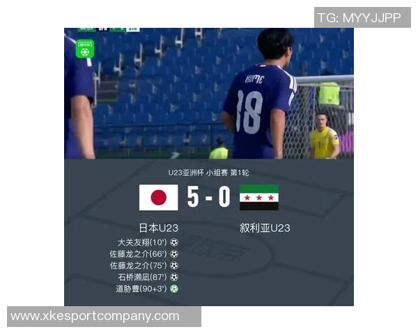 日本U23大胜叙利亚U23数据显示射门效率高达五倍
